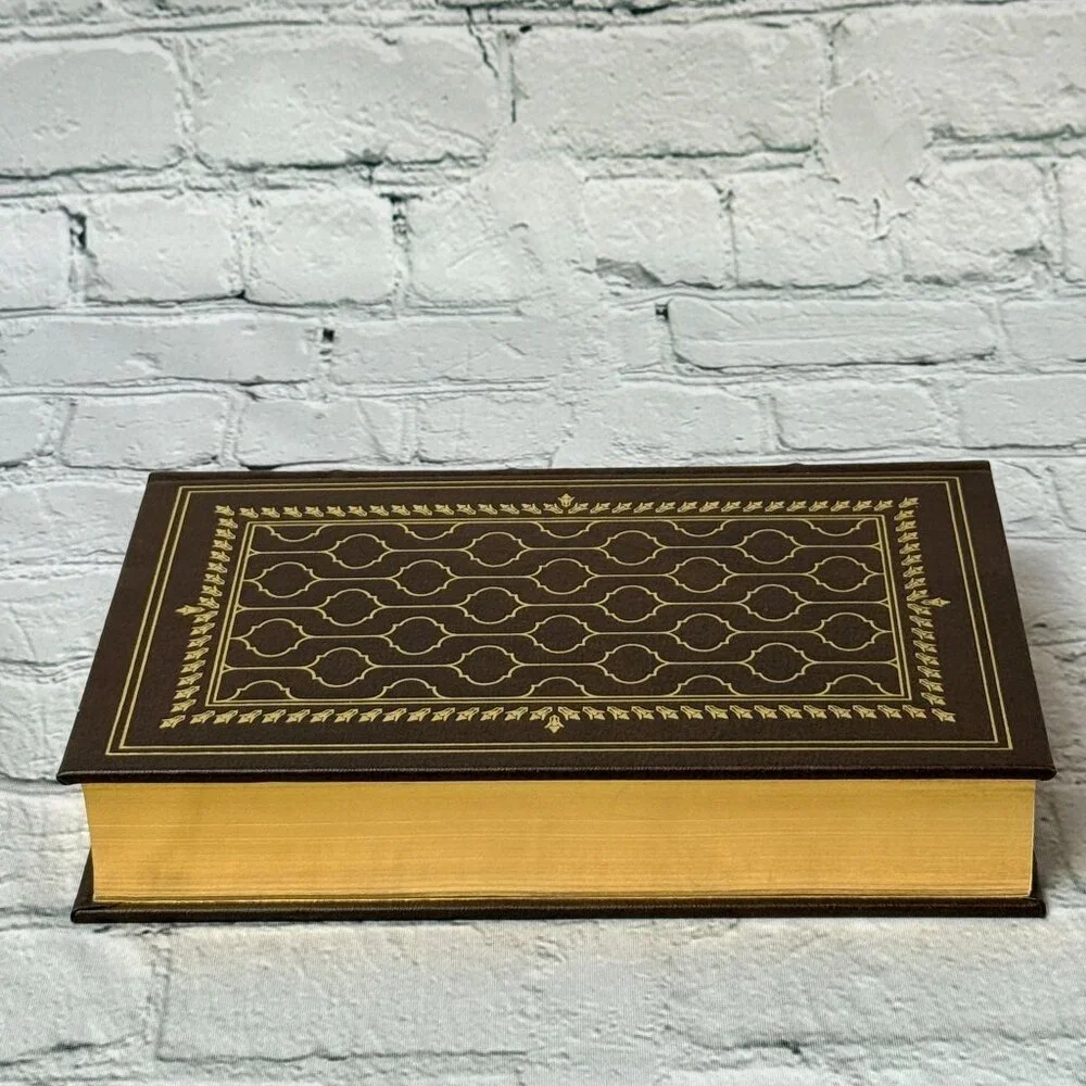 The Magic Mountain Thomas Mann Franklin Library 1981 Leather Bound Book Brown